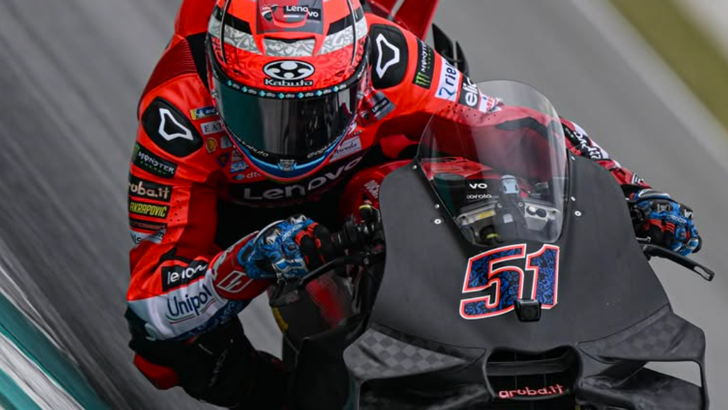 Michele Pirro, 2025 MotoGP Sepang Shakedown test. Credit: Instgram/MotoGP.